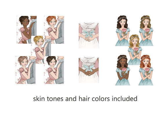Jane Austen clipart in Illustrations - product preview 3