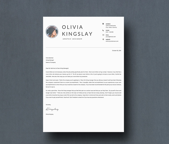 Resume Kingslay in Resume Templates - product preview 5
