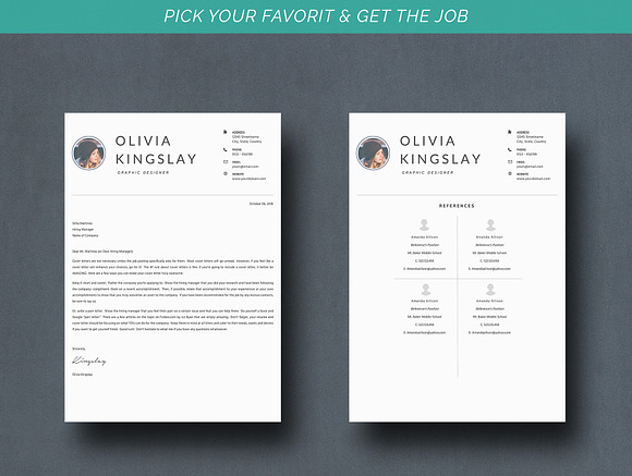 Resume Kingslay in Resume Templates - product preview 7