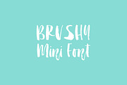 Brushy Mini font