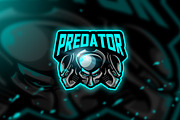 Predator blue - Mascot & Esport Logo
