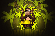 Monkey Family - Mascot & Esport Logo