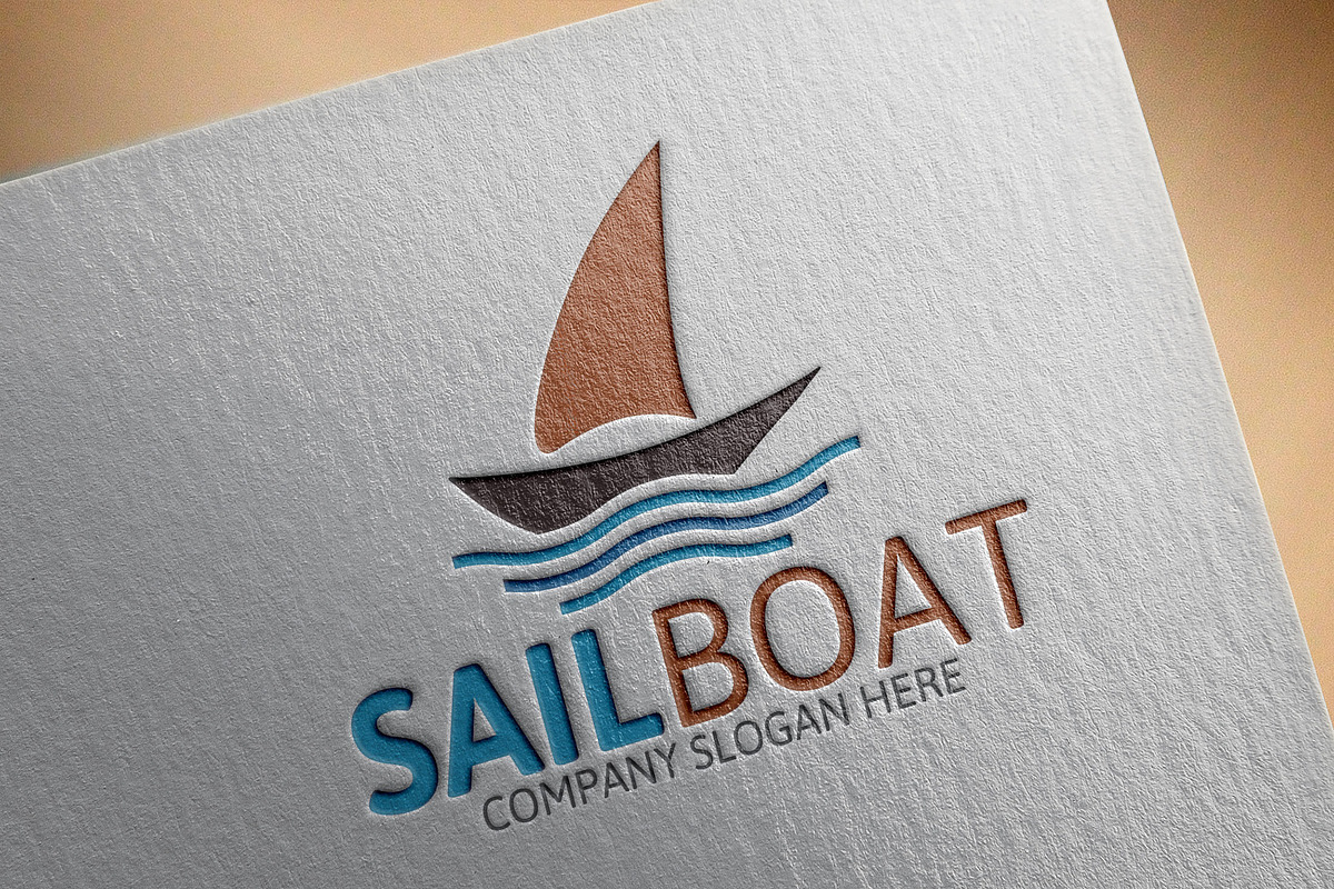 Sail Boat Logo in Logo Templates - product preview 8