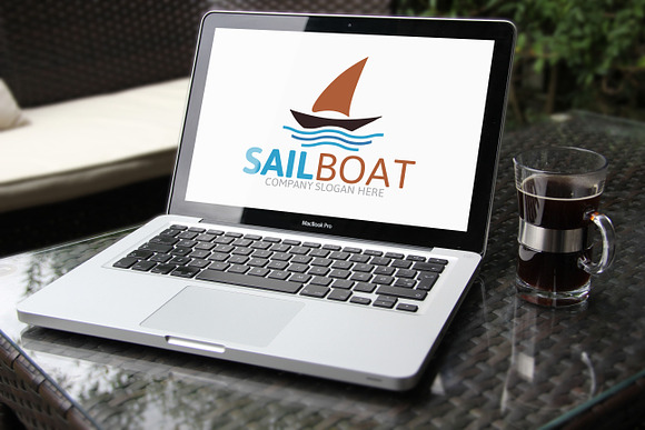 Sail Boat Logo in Logo Templates - product preview 1