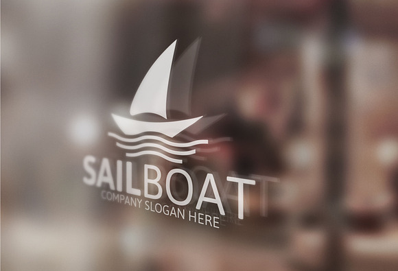 Sail Boat Logo in Logo Templates - product preview 2