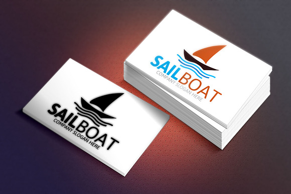 Sail Boat Logo in Logo Templates - product preview 3