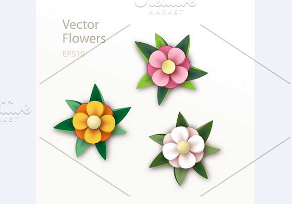 Spring blooming. Japanese flowers. in Illustrations - product preview 1