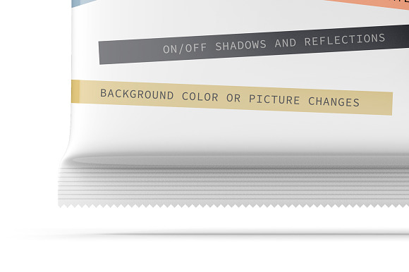 White Plastic Snack Package Mockup in Product Mockups - product preview 1