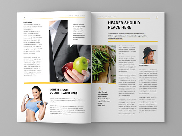 Magazine Template Vol. 5 in Magazine Templates - product preview 6
