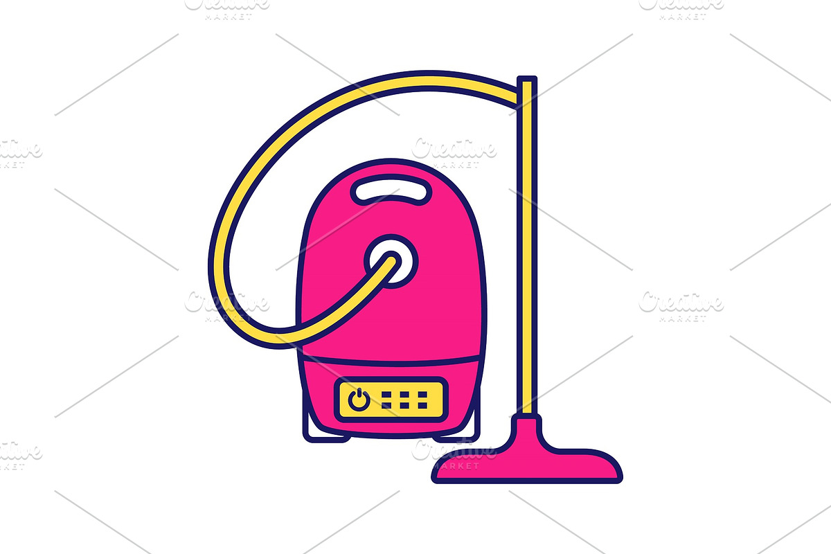 Vacuum cleaner color icon in Icons - product preview 8