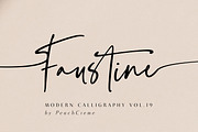 Faustine //Modern Script