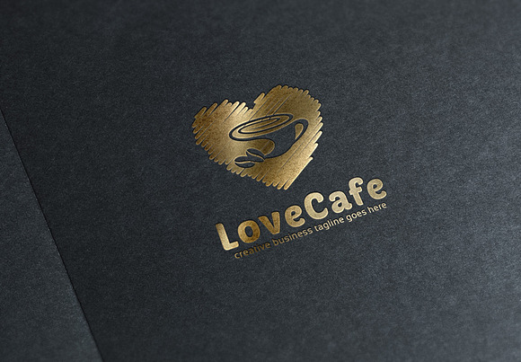 Love Cafe Logo in Logo Templates - product preview 2