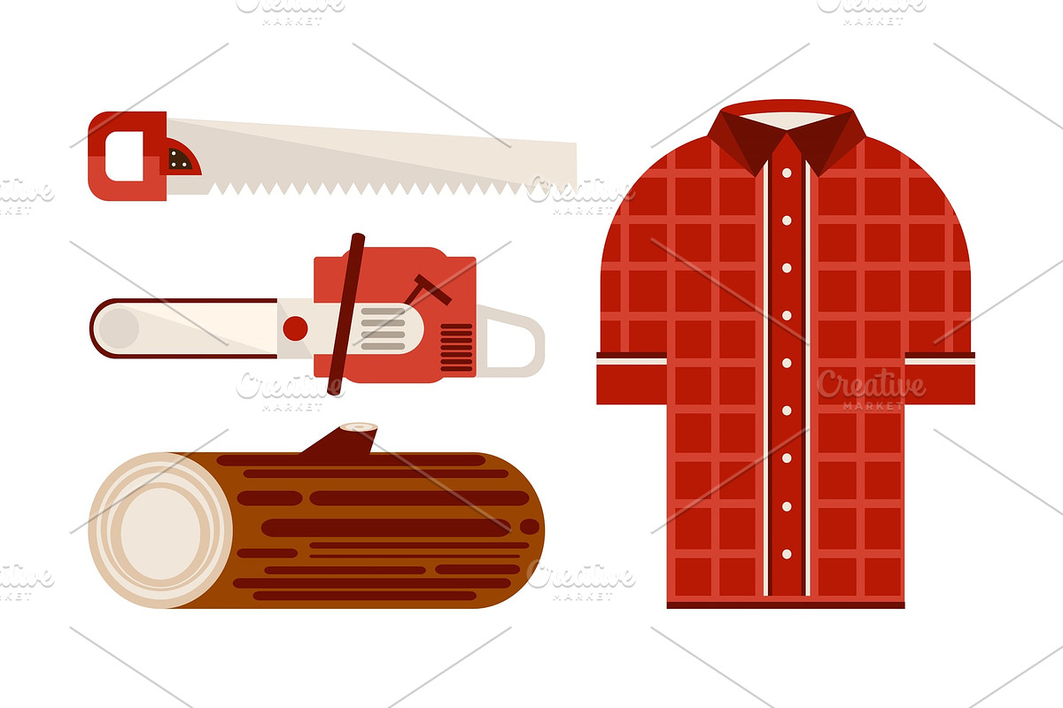 Flat vector set of icons related to in Objects - product preview 8