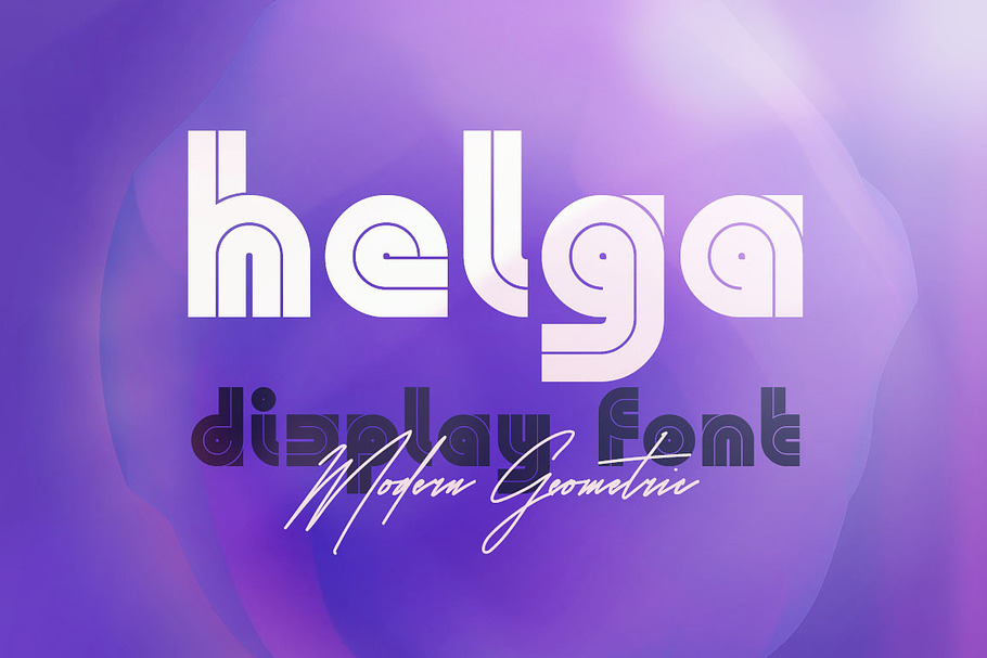 Helga - Display Font in Display Fonts - product preview 8