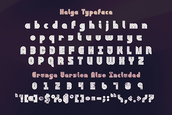 Helga - Display Font in Display Fonts - product preview 4