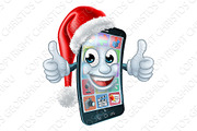 Christmas Cell Mobile Phone Cartoon