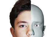 3d human head illustraiton model and