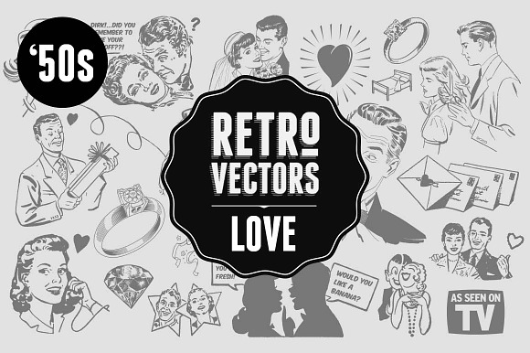 '50s Love in Illustrations - product preview 1