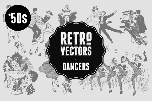 '50s Dancers in Illustrations - product preview 1
