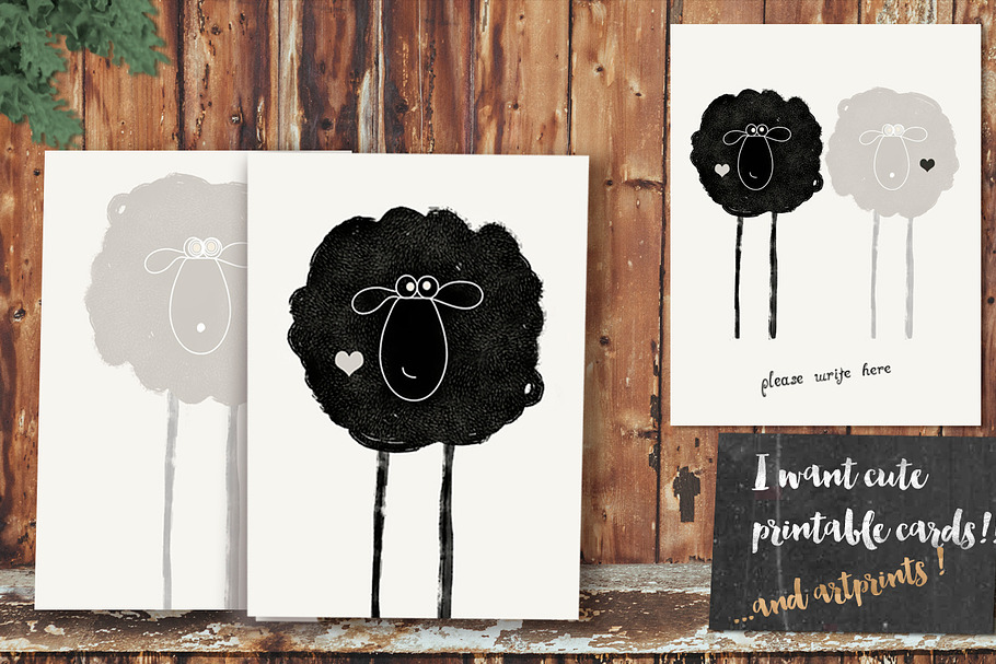 Art prints and Greeting cards in Card Templates - product preview 8