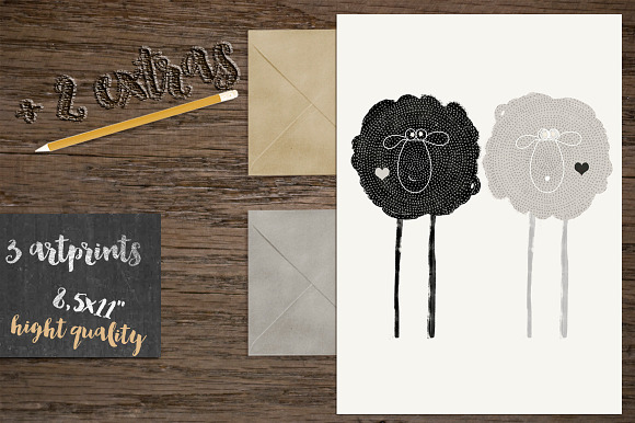 Art prints and Greeting cards in Card Templates - product preview 1