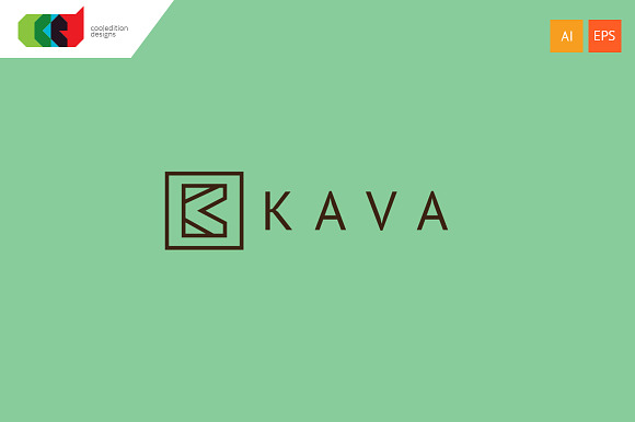 Kava - Letter K - Logo Template in Logo Templates - product preview 1