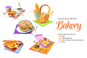 Bakery Cartoon Set