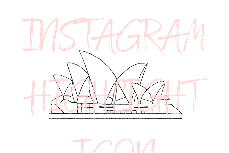 Sydney Australia Instagram Icon in Icons - product preview 8