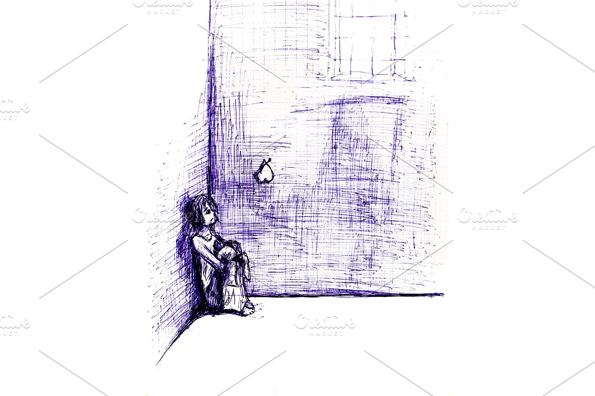 The prisoner in the cell misses his in Illustrations - product preview 8