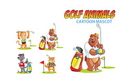 Golf Animal Mascots