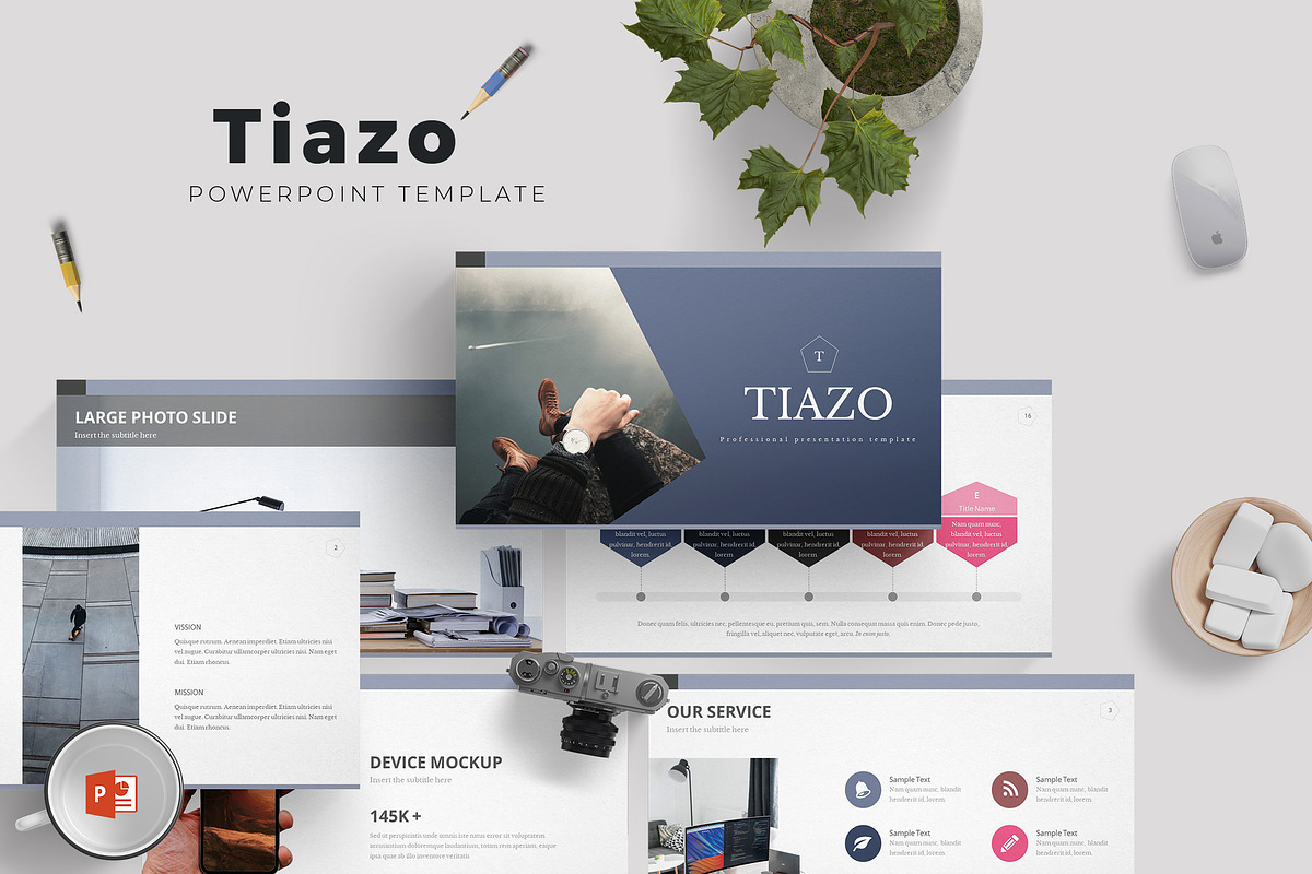 Tiazo - Powerpoint Template in PowerPoint Templates - product preview 8