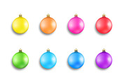 Vector Christmas balls