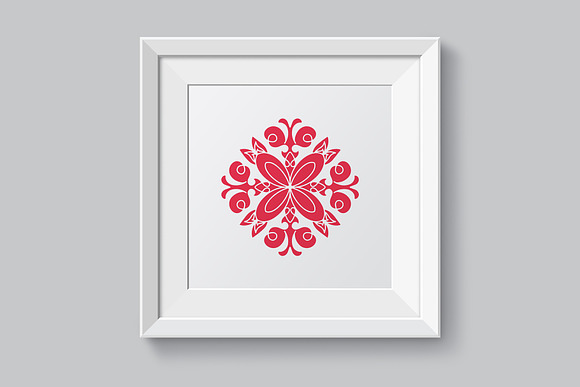563 Mandala & Ornament Creator Set  in Logo Templates - product preview 11