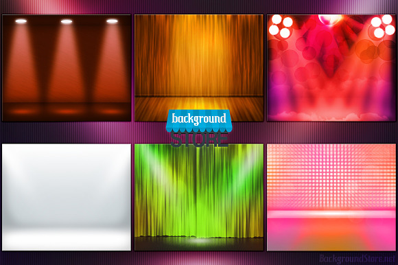 Spotlight Backdrops Bundle in Textures - product preview 2