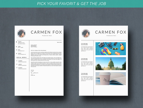 Resume/ CV Template in Resume Templates - product preview 7