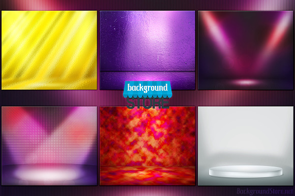Spotlight Backdrops Bundle in Textures - product preview 4