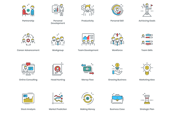 85 Modern Business Icons in Modern Icons - product preview 2