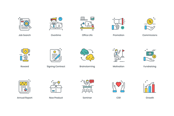 85 Modern Business Icons in Modern Icons - product preview 3