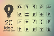20 IDEA icons