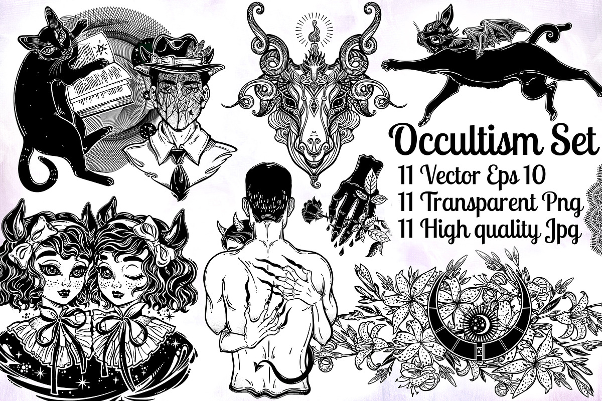 Occultism Set in Illustrations - product preview 8