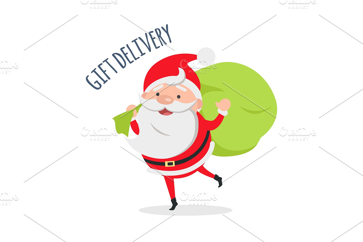 Santa Claus Delivers Gifts to in Objects - product preview 8