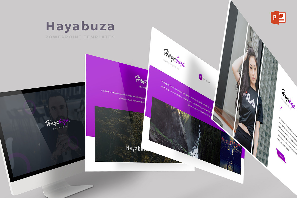 Hayabuza - Powerpoint Template in PowerPoint Templates - product preview 8