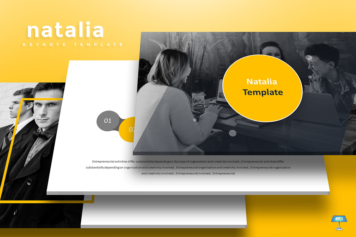 Natalia - Keynote Template in Keynote Templates - product preview 8
