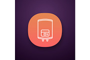 Electric water heater app icon