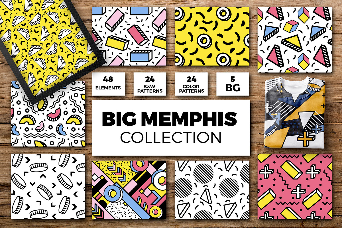 Big memphis collections in Illustrations - product preview 8