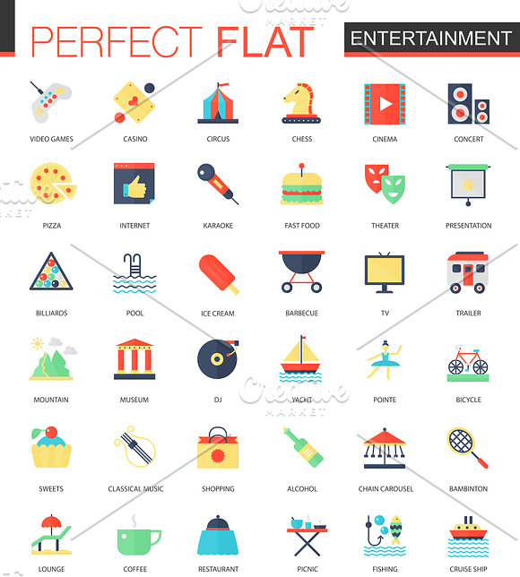 180 flat classic icons in Navigation Icons - product preview 2