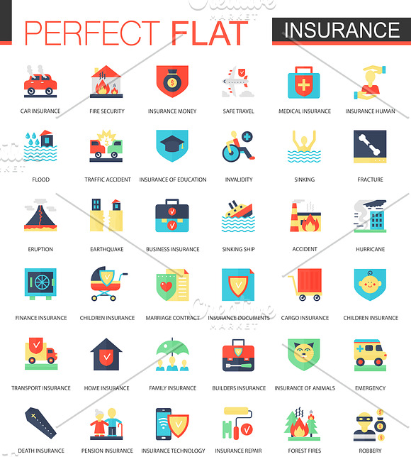 180 flat classic icons in Navigation Icons - product preview 4