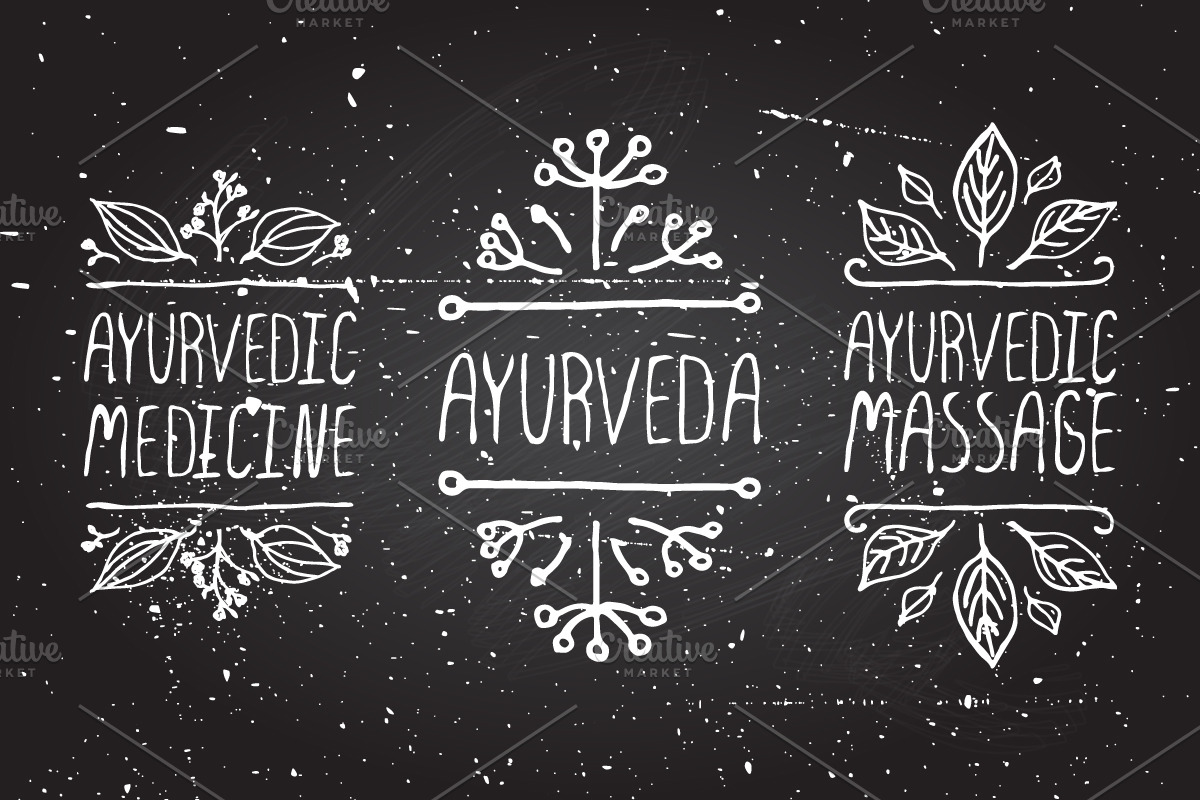 Ayurveda - Hand-sketched elements in Illustrations - product preview 8