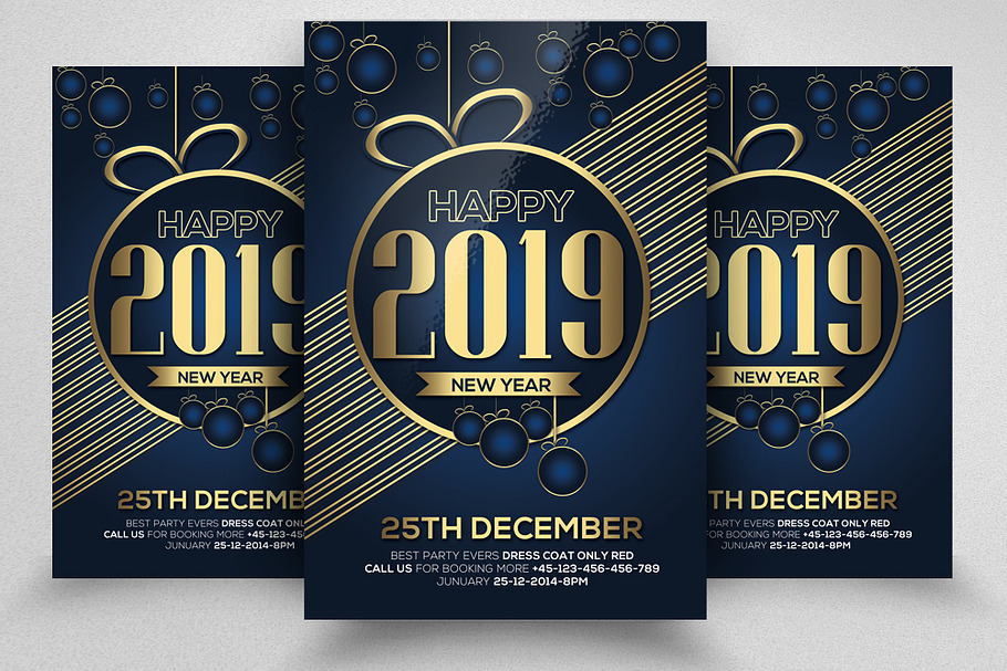 Happy New Year Flyer Templates