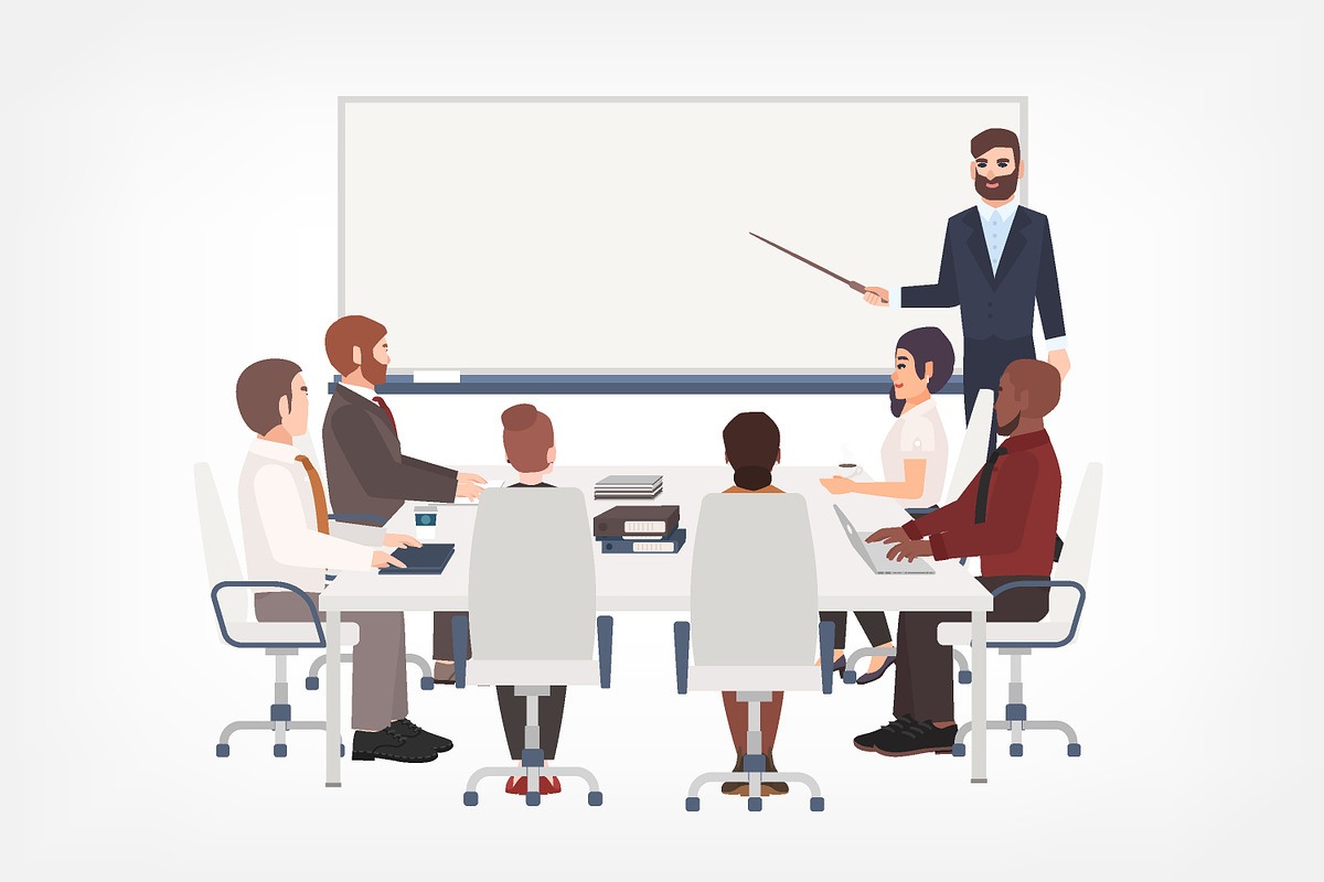 Business corporate training in Illustrations - product preview 8